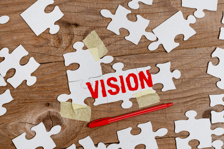 Inspiration showing sign Vision. Internet Concept ability to think about or plan the future with...
