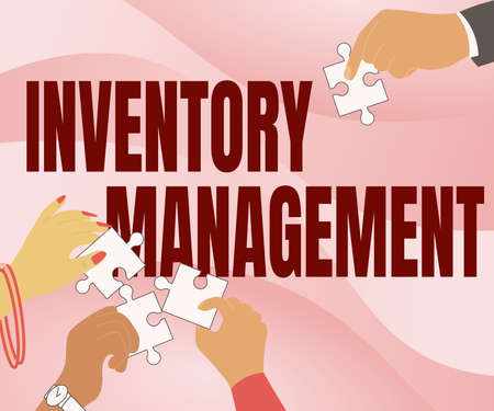 Sign displaying Inventory Management. Internet Concept Overseeing Controlling Storage of Stocks and...