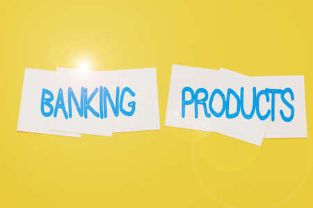 Writing displaying text Banking Products, Business showcase safe and convenient way or service to accumulate savings Critical Thinking Finding Clues Answering Questions Collecting Dataの写真素材