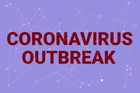 Writing displaying text Outbreak. Internet Concept infectious disease caused by newly discovered...