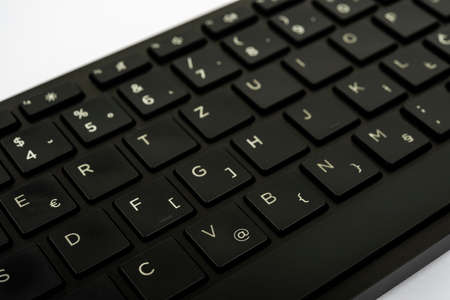 Computer Keyboard And Symbol.Information Medium For Communication.Laptop Keyboard For Typing New...