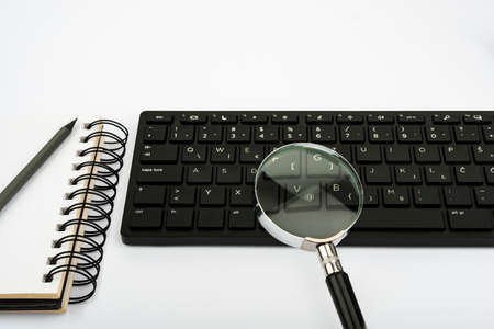 Computer Keyboard And Symbol.Information Medium For Communication.Laptop Keyboard For Typing New...
