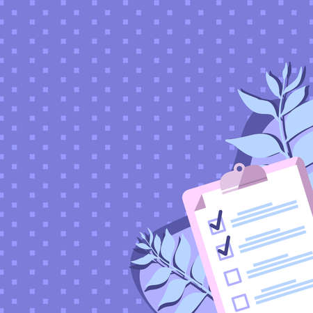 Clipboard Drawing With Checklist Marked Done Items On List. Board With Accomplished Detailed Agenta Items Results Decided With Pencil Drawing.のイラスト素材