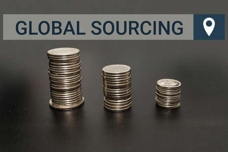 Text showing inspiration Global Sourcing. Business idea practice of sourcing from the global market...