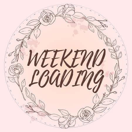 Writing displaying text . Conceptual photo Blank Frame Decorated With Abstract Modernized Forms Flowers And Foliage.の写真素材