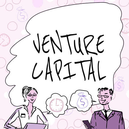 Inspiration showing sign Venture Capital. Business overview financing provided by firms to small early stage ones Team Members Looking At Whiteboard Brainstorming New Solutions.の写真素材