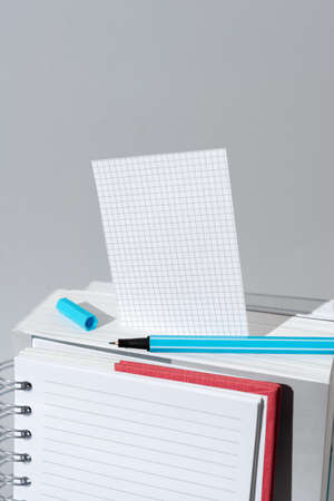 Important Messages Presented On Piece Of Paper On Desk With Books, Pen And Notebook. Crutial...