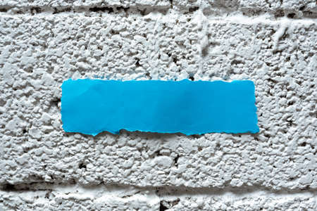 Piece Of Paper On Floor With Important Information Written In. Papercard On Ground With Crutial...