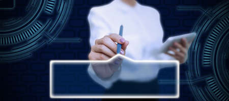 Businessman in suit holding notepad symbolizing successful teamwork accomplishing newest project plans. Man presenting notebook representing combined effort management.の写真素材