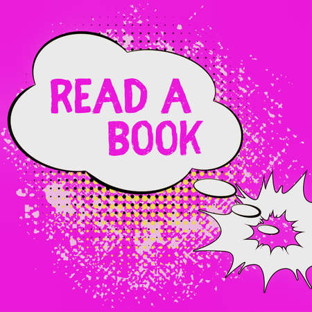 Conceptual caption Read A Book. Conceptual photo Enjoy literature traditional activity learn new...
