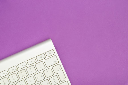 Lap Top With Important Informations On Table With Plant And Cup Of Coffee. Crutial Announcements Presented On Computer Screen On Desk With Flower And Mug.の写真素材