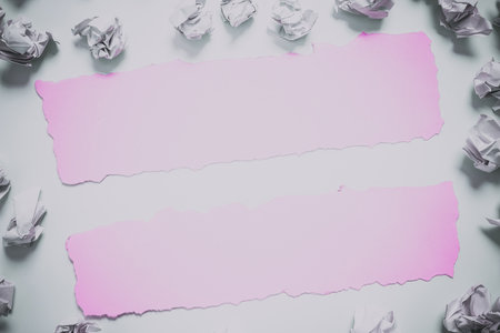 Abstract Plain Tear Paper Showing Background Conspectus Flatlay Sheet Presenting Another Backdrop...
