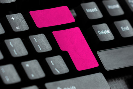 Abstract Typing New Antivirus Program, Typing Internet Virus Lists, Gathering Informations, Internet Chatting Services, Coding Programs, Learning New Thingsの写真素材