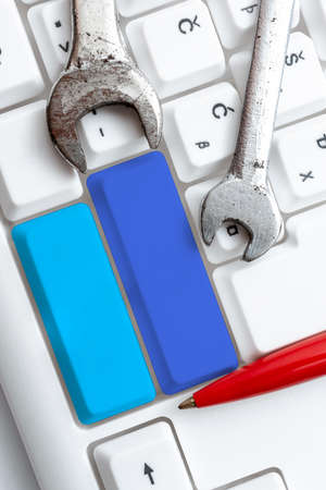 Editing Retyping Report Spelling Errors, Typing Online Shop Inventory, Internet Chatting Services, Coding Programs, Learning New Things, Programming New Applicationsの写真素材