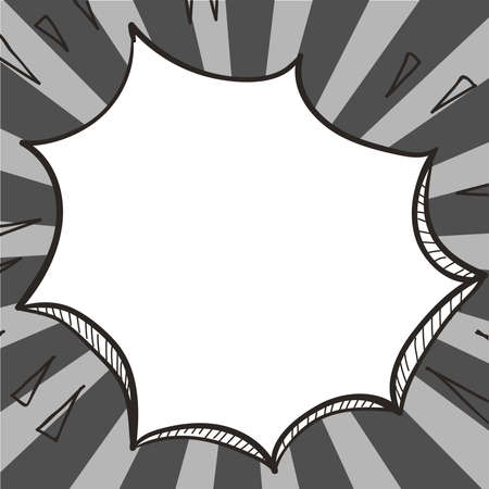 Comics Design Frames. Beautiful Photo Frame Set With Boom Bubbles For Design Collage, Funny Cute Comic Photos Collection For Kids, Design Drawingのイラスト素材