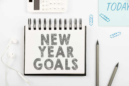 Conceptual display New Year Goals. Business approach Resolutions for 365 days coming soon Motivation...