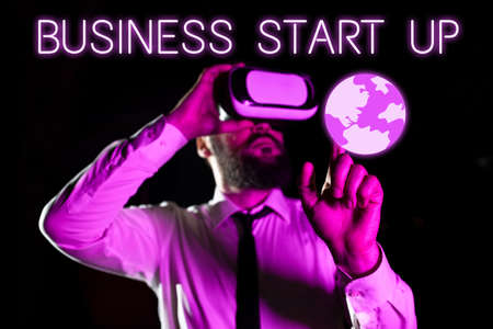 Inspiration showing sign Business Start UpPutting up new commerce venture Fresh Undertaking. Word...
