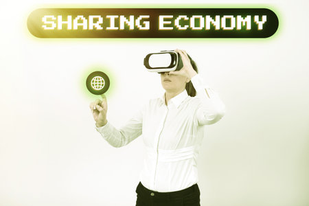 Sign displaying Share Knowledgeteaching others what I learnt before Giving lectures. Business idea economic model based on providing access to goodsの写真素材