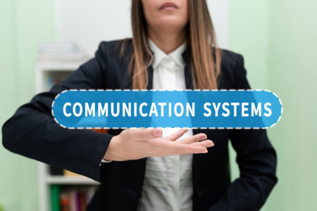 Conceptual caption Communication Systems. Concept meaning Flow of Information use of Machine to...