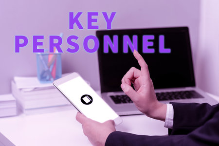 Conceptual display Key Personnel. Conceptual photo Program Directors Principal Investigator Project Executivesの写真素材