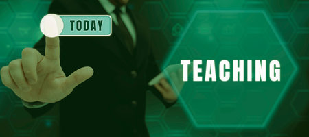Inspiration showing sign Teaching. Concept meaning Act of giving information, explaining one subject...