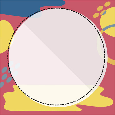 Comics Design Frames. Beautiful Photo Frame Set With Boom Bubbles For Design Collage, Funny Cute...