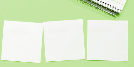 Multiple Assorted Collection Office Stationery Photo With Pens Pencils Notepads Notebook Ruler Stapler Scissors Clippers Paper Clips Holders Clipboard Placed Over Tableの写真素材