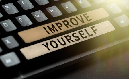 Writing displaying text Improve Yourself. Business concept to make your skills looks becoming a better personの写真素材
