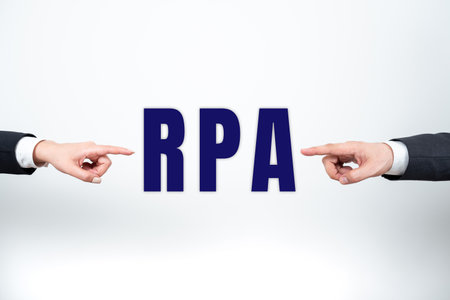 Conceptual display Rpa. Word for robotic process automation form business process automation technologyの写真素材