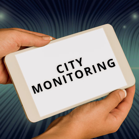 Conceptual caption City Monitoring. Business concept indicatorlevel analysis pilot project on urban food systemsの写真素材