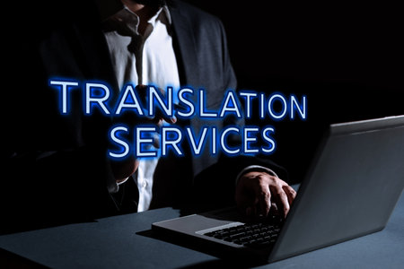 Inspiration showing sign Translation Services. Internet Concept organization that provide people to translate speechの写真素材