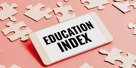 Sign displaying Education Index. Concept meaning aiming to meet learning needs of all children youth...