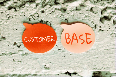 Inspiration showing sign Customer Base. Business showcase encourage customers to buy your brandの写真素材