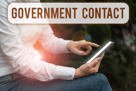 Handwriting text Government Contact. Word Written on debt security issued by a government to support spendingの写真素材