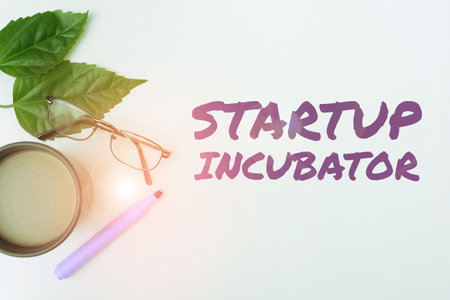 Inspiration showing sign Startup Incubator. Business overview Concept that can be used for financial...
