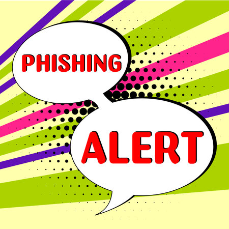 Inspiration showing sign Phishing Alert. Business approach aware to fraudulent attempt to obtain sensitive informationの写真素材