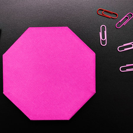 Paperclips Around Important Informations On Desk. Crumpled Notes And Colorful Clips All Over Crutial...