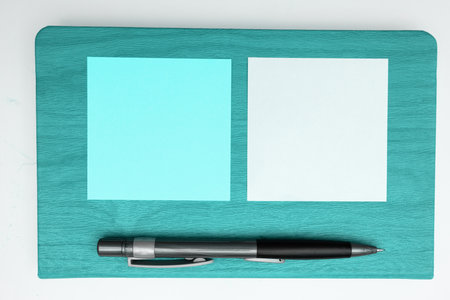 Important Message Written On Piece OF Paper. Photo Of Different Office Supplies, Stickers,...