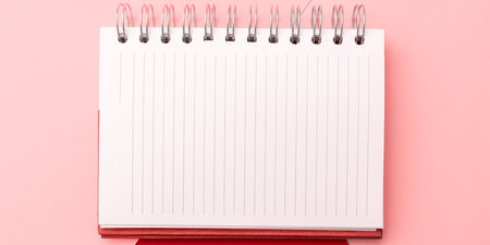 Important Message Written On Piece OF Paper. Photo Of Different Office Supplies, Stickers, Notebooks, Pens, Pencils, Rullers, Marckers, Stapler, Wallet. Main Information.の写真素材