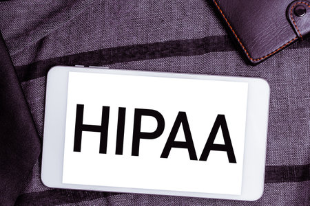 Inspiration showing sign Hipaa. Business idea Acronym stands for Health Insurance Portability Accountabilityの写真素材