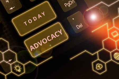 Conceptual display Advocacy. Business idea Profession of legal advocate Lawyer work Public recommendationの写真素材
