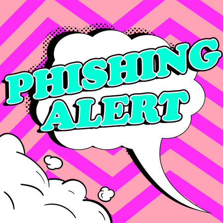 Text showing inspiration Phishing Alert. Internet Concept aware to fraudulent attempt to obtain sensitive informationの写真素材