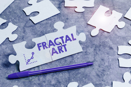 Inspiration showing sign Fractal Art. Business concept the place or section of a website that is...