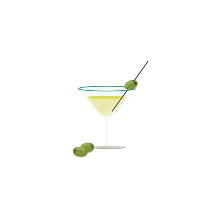 Cup with drink on white background. Main object. Comic bright color vector illustration. Funny Cute Cartoon Photos Collection For Kids, Design Drawing. Glass.のイラスト素材