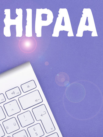Conceptual display Hipaa. Word Written on Acronym stands for Health Insurance Portability...