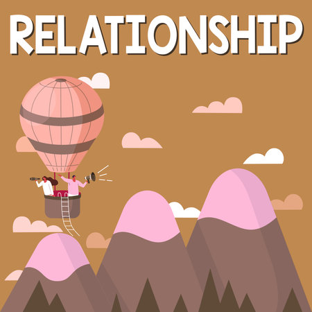Text caption presenting Relationship. Business showcase Developing business growth success process and teamworkの写真素材
