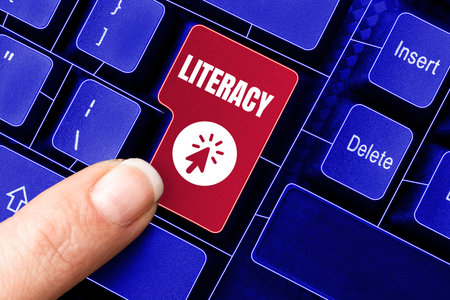 Conceptual display Literacy. Business overview ability to read and write competence or knowledge in specified areaの写真素材