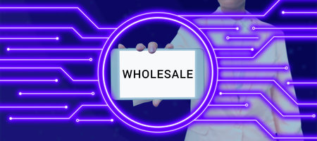 Inspiration showing sign Wholesale. Concept meaning the sale of commodities in bulk quantity usually for resaleの写真素材
