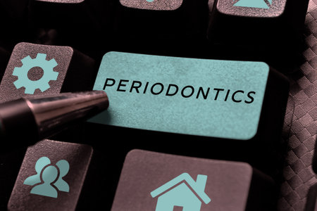 Conceptual display Periodontics. Business approach a branch of dentistry deals with diseases of teeth, gums, cementumの写真素材