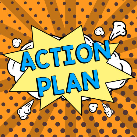 Inspiration showing sign Action Plan. Business showcase list of things or schedule to be made thia current yearの写真素材